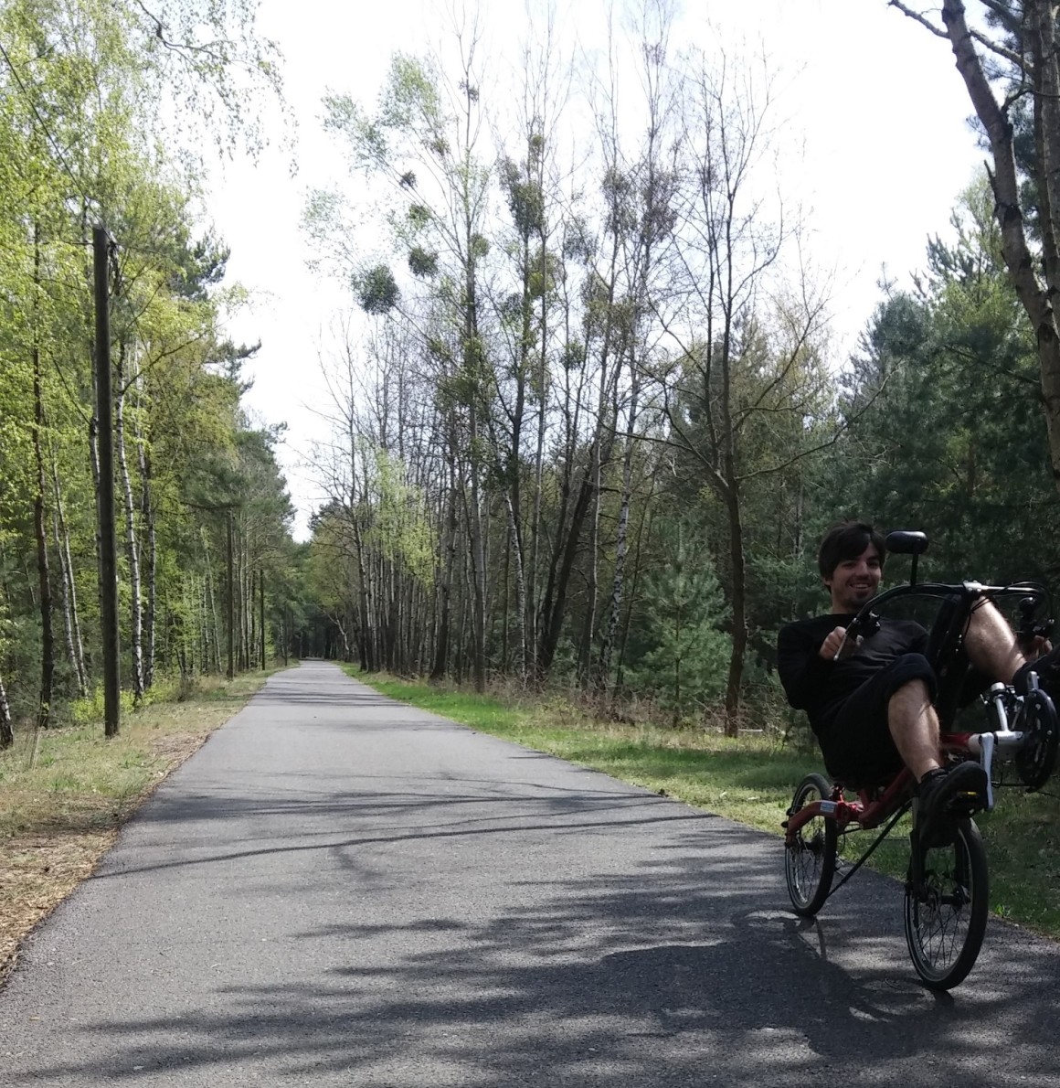 Test Liegerad fahren FreizeitSport