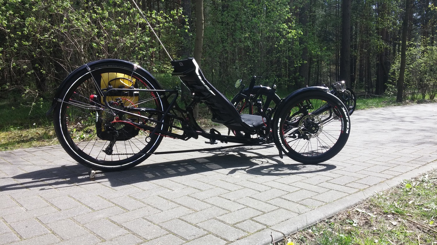 Test Liegerad fahren FreizeitSport